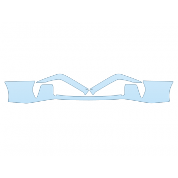 PAINT PROTECTION KIT - 2025 KIA K4 LXS REAR BUMPER - PRECUT PPF CLEAR BRA WRAP