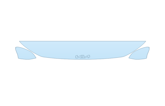 PAINT PROTECTION KIT - 2027 KIA K4 LXS HOOD FENDERS MIRRORS 12 INCH - PRECUT PPF CLEAR BRA WRAP