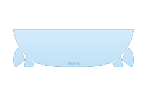 2027 KIA K4 LXS HOOD FENDERS MIRRORS 24 INCH WRAPPED EDGES