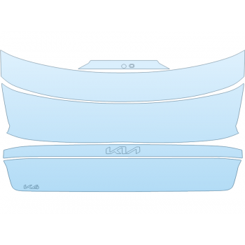 PAINT PROTECTION KIT - 2025 KIA K4 LXS TRUNK W/BADGING - PRECUT PPF CLEAR BRA WRAP