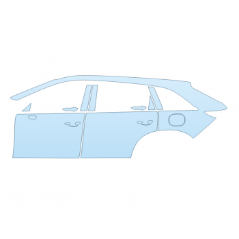 PAINT PROTECTION KIT - 2025 MAZDA CX-70 HYBRID GS-L FULL DRIVER SIDE - PRECUT PPF CLEAR BRA WRAP