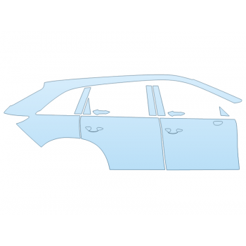 PAINT PROTECTION KIT - 2025 MAZDA CX-70 HYBRID GS-L FULL PASSENGER SIDE - PRECUT PPF CLEAR BRA WRAP