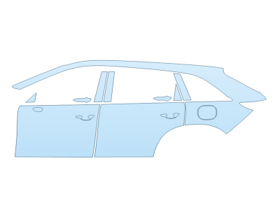 PAINT PROTECTION KIT - 2025 MAZDA CX-70 TURBO PREFERRED FULL DRIVER SIDE - PRECUT PPF CLEAR BRA WRAP
