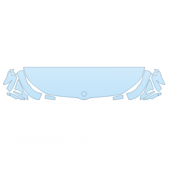 PAINT PROTECTION KIT - 2025 BMW XM LABEL HOOD FENDERS MIRRORS 24 INCH WRAPPED EDGES - PRECUT PPF CLEAR BRA WRAP