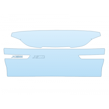 PAINT PROTECTION KIT - 2025 BMW XM LABEL REAR HATCH WITH EMBLEMS - PRECUT PPF CLEAR BRA WRAP