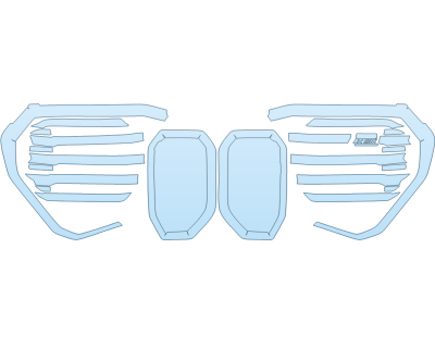PAINT PROTECTION KIT - 2025 BMW XM LABEL GRILL - PRECUT PPF CLEAR BRA WRAP