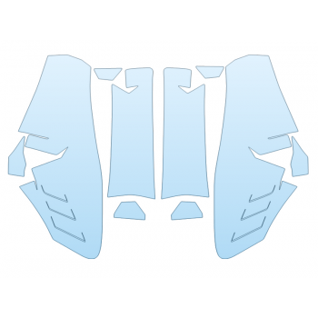 PAINT PROTECTION KIT - 2025 BMW XM LABEL TAIL LIGHTS - PRECUT PPF CLEAR BRA WRAP