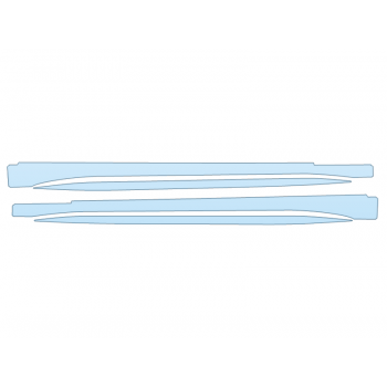 PAINT PROTECTION KIT - 2025 MERCEDES-BENZ C-CLASS C43 AMG SEDAN ROCKERS - PRECUT PPF CLEAR BRA WRAP