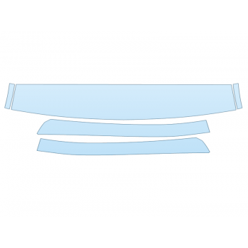 PAINT PROTECTION KIT - 2025 MERCEDES-BENZ C-CLASS C43 AMG SEDAN ROOF PILLARS - PRECUT PPF CLEAR BRA WRAP