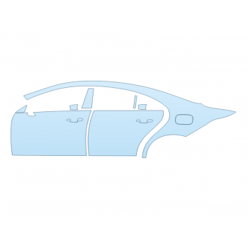 PAINT PROTECTION KIT - 2025 MERCEDES-BENZ CLA-CLASS AMG 35 COUPE DRIVER SIDE - PRECUT PPF CLEAR BRA WRAP