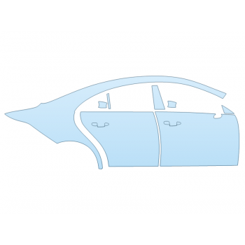 PAINT PROTECTION KIT - 2025 MERCEDES-BENZ CLA-CLASS AMG 45 COUPE PASSENGER SIDE - PRECUT PPF CLEAR BRA WRAP
