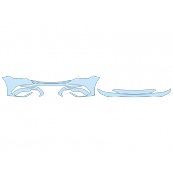 PAINT PROTECTION KIT - 2025 MERCEDES-BENZ E-CLASS SEDAN 350 BUMPER - PRECUT PPF CLEAR BRA WRAP