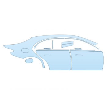 PAINT PROTECTION KIT - 2025 MERCEDES-BENZ E-CLASS SEDAN 450 4MATIC PASSENGER SIDE - PRECUT PPF CLEAR BRA WRAP