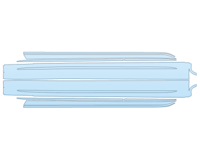 PAINT PROTECTION KIT - 2025 MERCEDES-BENZ E-CLASS SEDAN 450 4MATIC ROCKERS - PRECUT PPF CLEAR BRA WRAP