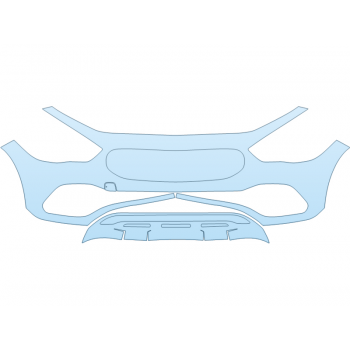PAINT PROTECTION KIT - 2025 MERCEDES-BENZ GLA-CLASS SUV 250 BUMPER - PRECUT PPF CLEAR BRA WRAP