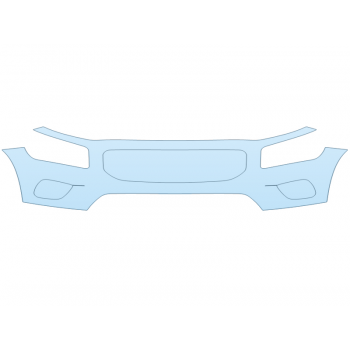 PAINT PROTECTION KIT - 2025 MERCEDES-BENZ GLB-CLASS 250 BUMPER - PRECUT PPF CLEAR BRA WRAP