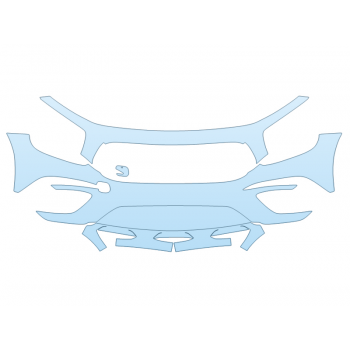 PAINT PROTECTION KIT - 2025 MERCEDES-BENZ GLB-CLASS AMG LINE BUMPER - PRECUT PPF CLEAR BRA WRAP
