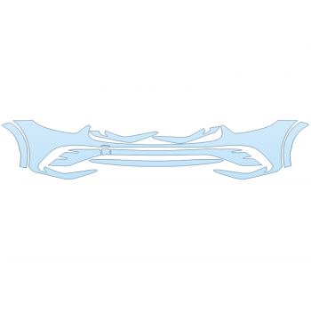 Precut PPF Kit – Clear Bra Paint Protection Film PAINT PROTECTION KIT - 2025 MERCEDES-BENZ GLC-CLASS 300 SUV AMG LINE BUMPER - PRECUT PPF CLEAR BRA WRAP