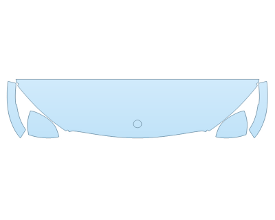 PAINT PROTECTION KIT - 2025 MERCEDES-BENZ GLC-CLASS 300 SUV AMG LINE HOOD FENDERS MIRRORS 18 INCH WRAPPED EDGES - PRECUT PPF CLEAR BRA WRAP