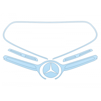 Precut PPF Kit – Clear Bra Paint Protection Film PAINT PROTECTION KIT - 2025 MERCEDES-BENZ GLC-CLASS 300 SUV AMG LINE GRILL - PRECUT PPF CLEAR BRA WRAP