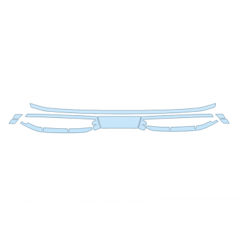 PAINT PROTECTION KIT - 2025 TOYOTA CROWN LIMITED GRILL - PRECUT PPF CLEAR BRA WRAP