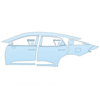 PAINT PROTECTION KIT - 2025 TOYOTA CROWN NIGHTSHADE DRIVER SIDE - PRECUT PPF CLEAR BRA WRAP