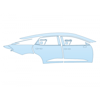 PAINT PROTECTION KIT - 2025 TOYOTA CROWN NIGHTSHADE PASSENGER SIDE - PRECUT PPF CLEAR BRA WRAP