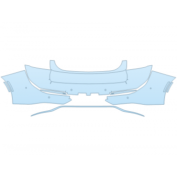 Precut PPF Kit – Clear Bra Paint Protection Film PAINT PROTECTION KIT - 2025 TOYOTA CROWN XLE REAR BUMPER WITH PARKING SENSORS - PRECUT PPF CLEAR BRA WRAP