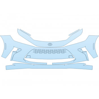 PAINT PROTECTION KIT - 2025 TOYOTA CROWN SIGNIA XLE BUMPER - PRECUT PPF CLEAR BRA WRAP