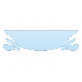 PAINT PROTECTION KIT - 2025 TOYOTA CROWN SIGNIA XLE HOOD FENDERS MIRRORS 18 INCH WRAPPED EDGES - PRECUT PPF CLEAR BRA WRAP