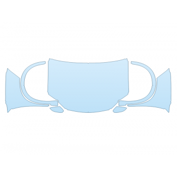 PAINT PROTECTION KIT - 2025 TOYOTA CROWN SIGNIA XLE FULL HOOD FENDERS MIRRORS WRAPPED EDGES - PRECUT PPF CLEAR BRA WRAP