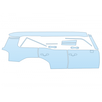 PAINT PROTECTION KIT - 2025 TOYOTA LAND CRUISER 1958 FULL PASSENGER SIDE - PRECUT PPF CLEAR BRA WRAP