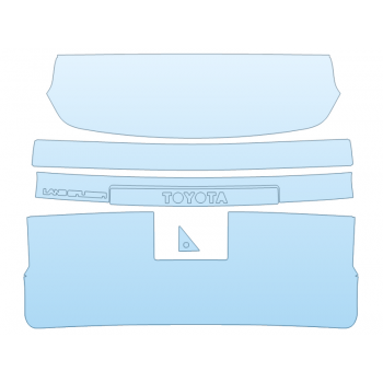 PAINT PROTECTION KIT - 2025 TOYOTA LAND CRUISER 1958 FULL REAR HATCH W BADGES - PRECUT PPF CLEAR BRA WRAP