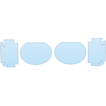 PAINT PROTECTION KIT - 2025 TOYOTA LAND CRUISER 1958 HEADLIGHTS - PRECUT PPF CLEAR BRA WRAP