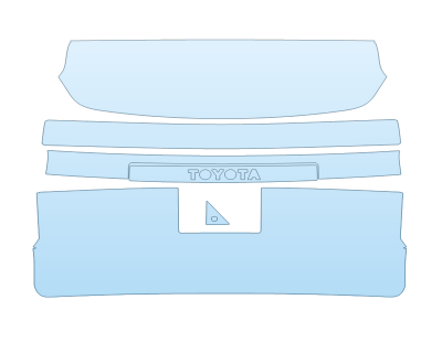PAINT PROTECTION KIT - 2025 TOYOTA LAND CRUISER FIRST EDITION FULL REAR HATCH - PRECUT PPF CLEAR BRA WRAP