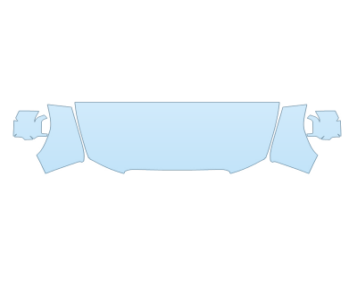 PAINT PROTECTION KIT - 2025 TOYOTA LAND CRUISER LAND CRUISER HOOD FENDERS MIRRORS 30 INCH WRAPPED EDGES - PRECUT PPF CLEAR BRA WRAP