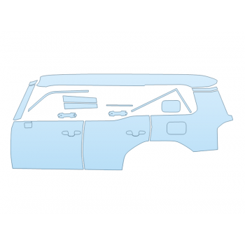 PAINT PROTECTION KIT - 2025 TOYOTA LAND CRUISER LAND CRUISER FULL DRIVER SIDE - PRECUT PPF CLEAR BRA WRAP