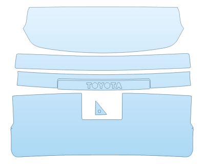 PAINT PROTECTION KIT - 2025 TOYOTA LAND CRUISER LAND CRUISER FULL REAR HATCH - PRECUT PPF CLEAR BRA WRAP