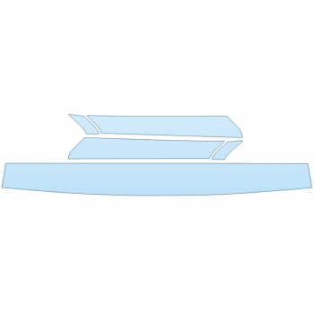 PAINT PROTECTION KIT - 2025 TOYOTA LAND CRUISER LAND CRUISER ROOF PILLARS - PRECUT PPF CLEAR BRA WRAP