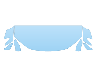 2026 TOYOTA CAMRY LE HOOD FENDERS MIRRORS 24 INCH (WRAPPED EDGES)