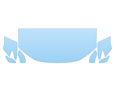 2026 TOYOTA CAMRY SE HOOD FENDERS MIRRORS 30 INCH (WRAPPED EDGES)