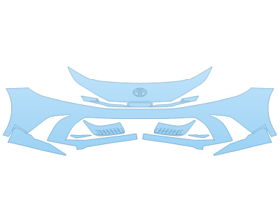 2026 TOYOTA CAMRY XSE BUMPER