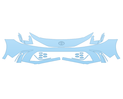 2026 TOYOTA CAMRY XSE BUMPER W TOW HOOKS