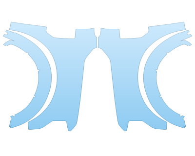 2021 FORD F-250 SUPER DUTY LARIAT FULL FENDERS FENDER FLARES