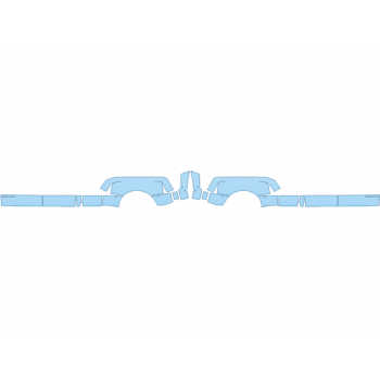 2021 FORD F-250 SUPER DUTY LARIAT DOOR SPLASHES 2021 FORD F-250 SUPER DUTY LARIAT DOOR SPLASHES