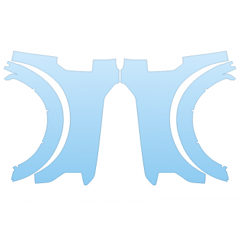 2021 FORD F-250 SUPER DUTY LIMITED FULL FENDERS FENDER FLARES