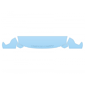 2021 FORD F-350 SUPER DUTY KING RANCH HOOD FENDERS MIRRORS 18 INCH (WRAPPED EDGES) STRAIGHT