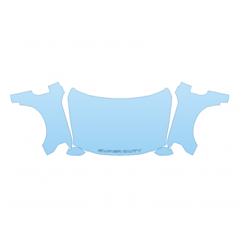 2022 FORD F-350 SUPER DUTY LARIAT HOOD FENDERS MIRRORS FULL (WRAPPED EDGES)