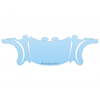 2021 FORD F-450 SUPER DUTY KING RANCH HOOD FENDERS MIRRORS FULL (WRAPPED EDGES)