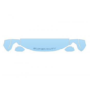 2021 FORD F-450 SUPER DUTY LIMITED HOOD FENDERS MIRRORS 18 INCH STRAIGHT (WRAPPED EDGES)